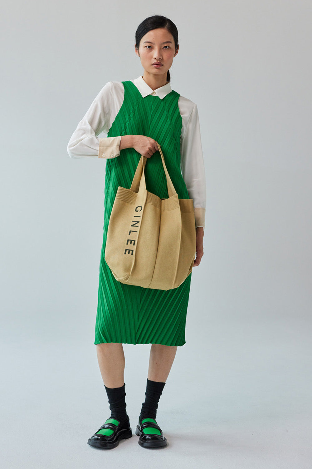 KNITTED SHOPPER BAG LARGE