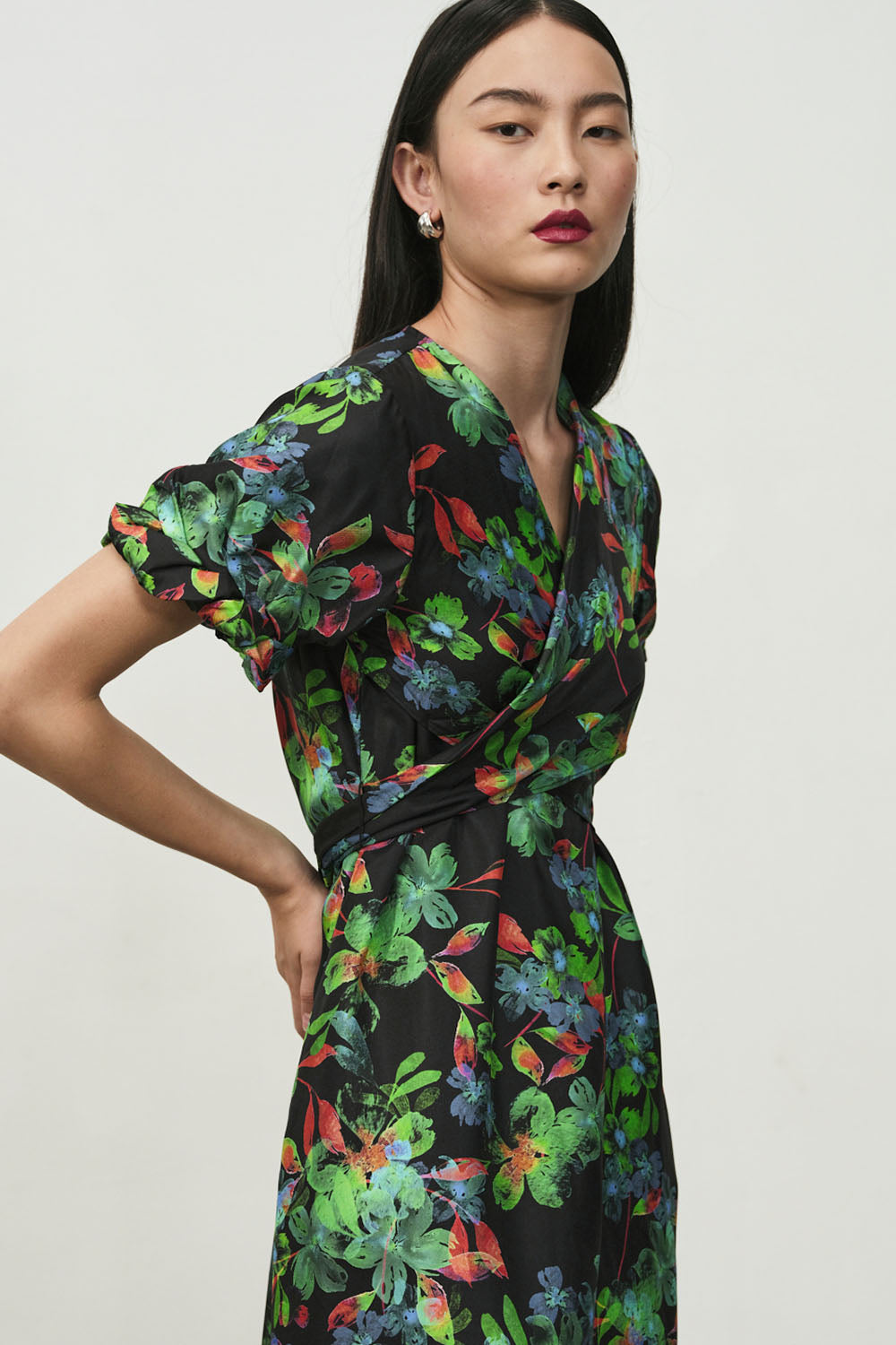 SILK EDEN PRINT DRESS