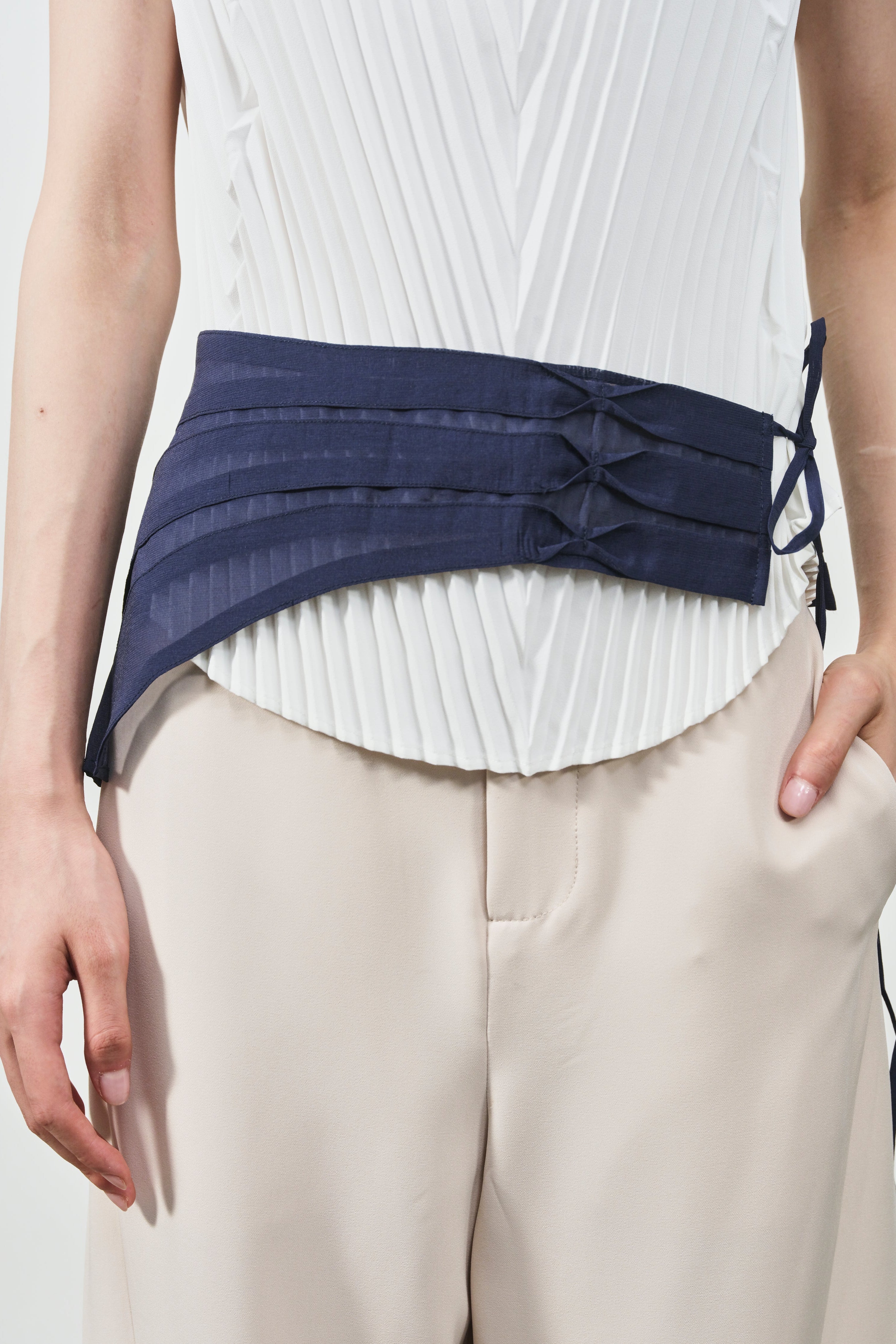 PLEATED WAIST PANEL